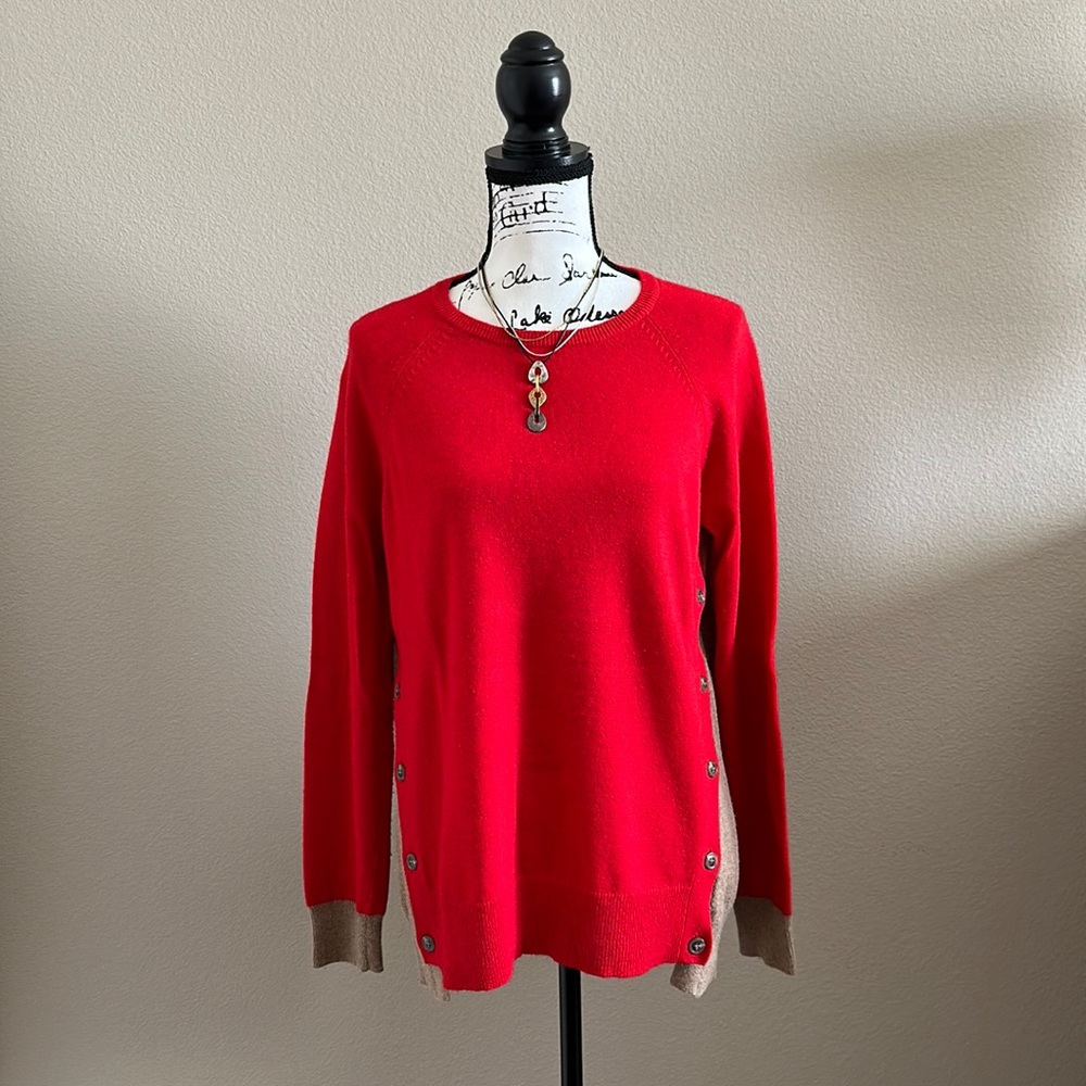 Host Pick J. Crew | Multicolored Button Side Crew… - image 1